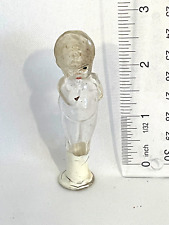 Nice 1920s Clear Glass CUPIE KEWPIE Doll Figural CONTAINER picture