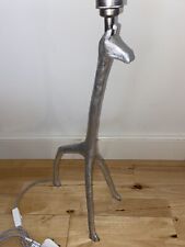 Porta Romana Giraffe Lamp In Decayed Silver SLB54 picture
