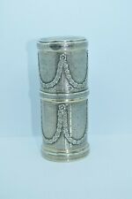 ANTIQUE FRENCH STERLING SILVER THREE PERFUME BOTTLES SET picture