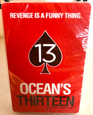 Ocean's 13 Thirteen Factory Sealed Movie Souvenir Playing Cards picture