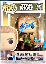 Signed Funko Pop Star Wars #271 Anakin Skywalker -Hayden Christensen JSA CC LE picture