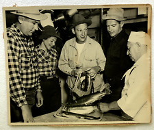 Vintage Orig Photo 8x10 Fishing Boat Crew Catch - TV Scene? picture