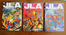 JLA Deluxe Edition (Grant Morrison) Vol 1 3 4 - DC Comics - HC/DJ - 1st Printing picture