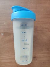 NEW Tupperware Quick Shake 20 oz. Drink Shaker Sheer w/ Blue Seal picture