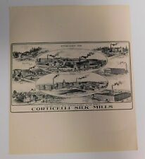 Original  Circa 1920's Corticelli Silk Thread Box Label picture