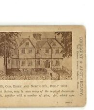 Old Witch House Salem Massachusetts MA George Farrington Stereoview picture
