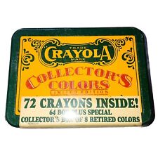 Vintage Sealed Crayola Collectors Colors Limited Edition Tin with Crayons 1991 picture