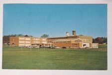 Auburn MA Massachusetts High School Gymnasium Campus Old Cars 1965 Postcard picture
