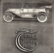 1911 E.R. THOMAS MOTOR CAR COMPANY SIX-FORTY SURREY PRINT ADVERTISEMENT Z1826 picture
