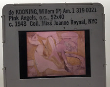1948 Willem de Kooning PINK ANGELS Oil Canvas ABSTRACT Expressionism 35mm Slide picture