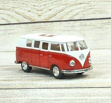 1962 VolksWagen Classical Microbus Bus 1/32 Red/White W/Switzerland White Cross picture
