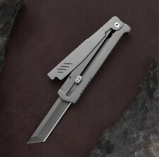 Gravity Knife Heavy Duty Tanto Blade EDC Cool Flick Opening picture