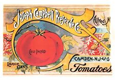Postcard Campbell's Preserve Co's Tomatoes Camden NJ c1996 Art Continental 6x4 picture