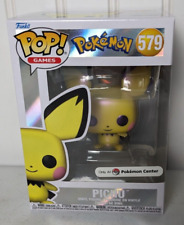 Funko POP PICHU Pearlescent #579 Pokemon Center Exclusive IN HAND picture