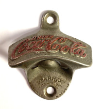 Vintage Antique Coca Cola Wall Mount Bottle Opener Starr X Patent April 1925 picture