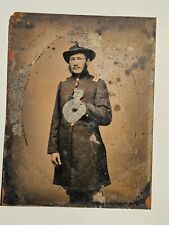 civil war officer soldier  tin type picture