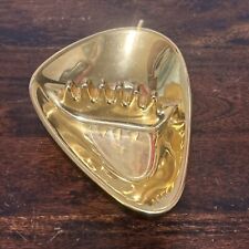 Coors Pottery Co. Golden 1940s Anholt Gold Plated Ashtray Excellent Condition picture