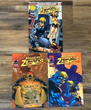 Absolute Zeroes #1-#3 (signed) by Jeremy Dale Comic Book Lot Ronin Studios 2005 picture