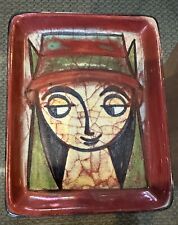 Vintage Mid 20th Century Marianne Starck/Michael Andersen Lady w/Hat Tray 5906-1 picture