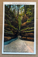 VINTAGE UNUSED POSTCARD - WITCHES GATEWAY, WITCHES GULCH, WISCONSIN DELLS, WISC. picture