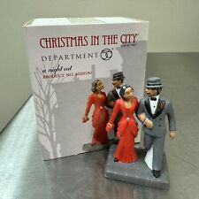 Department 56 - A NIGHT OUT - #4020180 Figurine - Christmas Village picture