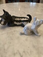 2-Vintage Deco Scottish Terrier & Dog Figurines Made In Japan picture