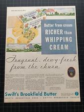 Vintage 1932 Swift’s Brookfield Butter Print Ad picture