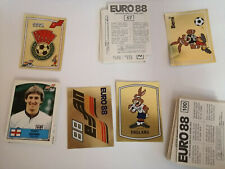 Panini UEFA Euro 88 European Championship 1988 Germany sticker number choose picture