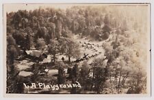 Camp L.A. Playgroung  early   -  RPPC postcard picture