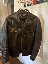 Vintage Harley Davidson AMF Leather Jacket 29 x 22 picture