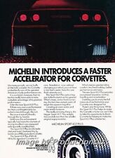 1986 Chevrolet Corvette Michelin - Original Advertisement Print Art Car Ad J721 picture
