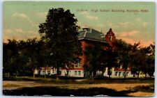 Postcard - High School Building - Norfolk, Nebraska picture