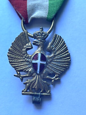 Unknown WWI WWII Medal Poland Austria Hungary Eagle w/Crown enameled Shield picture