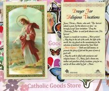 Prayer for Religious Vocations - Laminated Holy Card picture