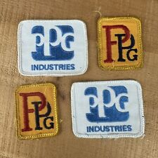 4 Vintage PPG Industries EMBROIDERED PATCH F1 GP Racing Cloth Sew-On picture