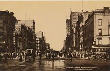 GARY IN - Washington Street Looking East Postcard picture