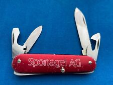 Victorinox Smooth Red  Alox Cadet Advertising Swiss Army Knife. Very rare picture