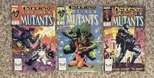 New Mutants #71, 72 & 73 * Inferno complete set * lot of 3 1989 picture