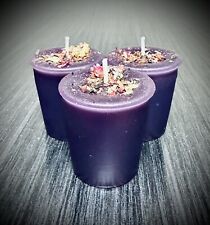 (3) Fairy Magick Votive Candles Handmade, Organic, Witchcraft, Hoodoo, Wicca picture