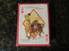 Vintage Hermanos Petrides Uruguay Mexico Bullfighter Playing Cards Complete picture