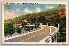 Reading PA - Lindbergh Viaduct - Bridge - Fall - 1940 picture