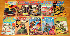 Lg Charlton 24-Book War Lot #2 1963-68 ARMY ATTACK, WAR HEROES, MARINES, D-DAY++ picture