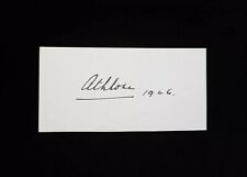 Rare Antique Royal Prince Earl Athlone Signed Canadian Governor Autograph Canada picture