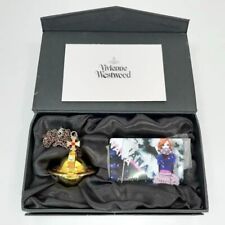 WORKING Vivienne Westwood NANA Limited Orb Lighter Gold Orb Necklace w/Box Used picture