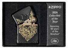 ZIPPO 2024 COLLECTIBLE OF THE YEAR ARMOR ZIPPO LIGHTER ONLY 5,000 MADE AMERICAS picture