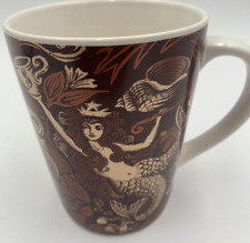 2007 Starbucks Coffee Mug 35TH Anniversary Mermaid Siren Brown/Copper picture
