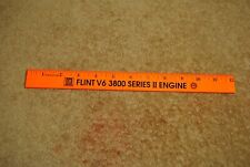 Vintage 12” Wood Ruler GM Powertrain Flint V6 3800 Series II Engine UAW Promo picture