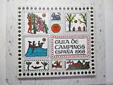 Spain 1968 Camping Guide Guia De Campings Espana Booklet Ministerio Turismo Vtg picture