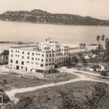 Vintage 1949 RPPC Hotel Papagayo Aerial View Acapulco Guerrero Mexico Postcard picture