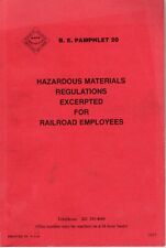 1977 Original Railroad Employee Rules for Transportation of Hazardous Materials picture